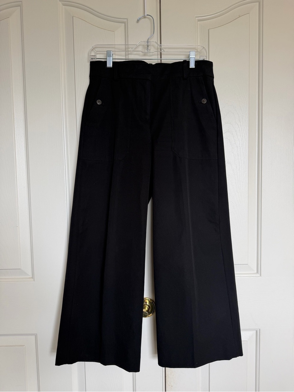 J. CREW Sydney wide-leg pant in bi-stretch cotton blend